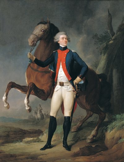 Gilbert Motier (1757-1834) Marquis de La Fayette, 1788 - Louis Leopold Boilly